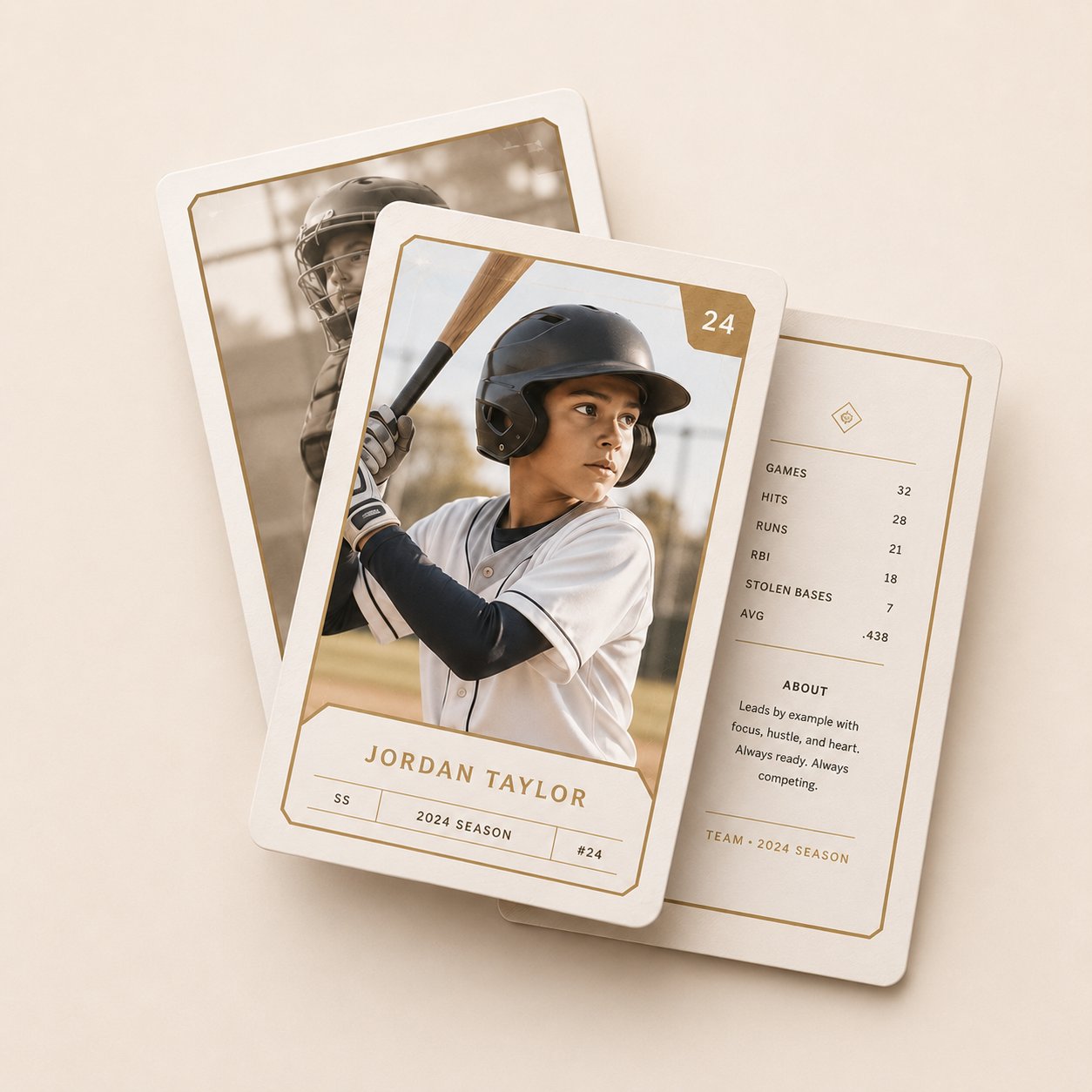 Custom photo trading cards